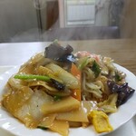 市場食堂 中華 美山 - 五目焼きソバ