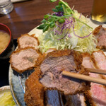 とんかつ井戸枩 - 胡椒が効いたヒレはビールと合う(*ﾟ∀ﾟ*)