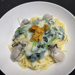 Kutsurogiya - 牡蠣とウニのクリームパスタ