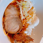 麺魂さまろ - カラーる まぜそば イチオシ