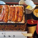 うなぎの 東海亭 - 二段重(大盛)4,600円