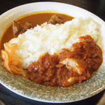 華麗なるカレー - あいがけ(980円) チキンカレー+ポークカレー