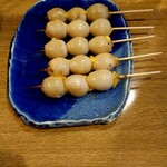 炭火焼 とりぞう - 半熟うずらのとろーり焼き