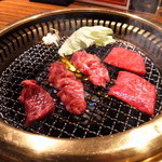 焼肉食べ放題 王道+ - 今年初の焼き肉なんで、テンション上がりまくり～