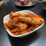 焼肉かつらぎ - キムチ取り合せ^ ^白菜、大根、山芋の3種類