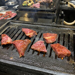 焼肉かつらぎ - こっちも肉(*´д｀*)ﾊｧﾊｧあっちも肉(*´д｀*)ﾊｧﾊｧここは天国ですか✨✨