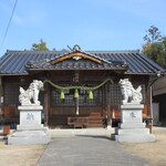 橋野食堂 - 幼少期に遊んだと言う八幡神社