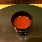 和の食 樹翠 - 金時人参のすり流し