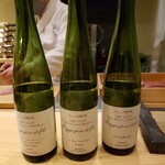 和の食 樹翠 - ソガ ペール エ フィス三種飲み比べ