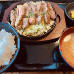 豚屋食堂 - とんテキ定食(塩だれ)＝800円 税込