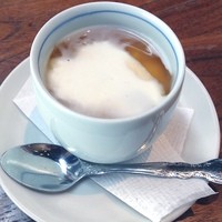 とんかつ & 焼鳥 An - ウインナーコーヒーじやないよ。ボッコンチーニの茶碗蒸し。旨い！