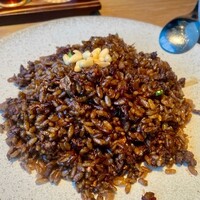 ブリル飯店 - 2021.12.  牛100%ミンチの黒炒飯