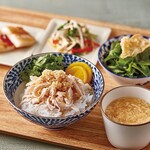 Chicken rice [Jirohan] set