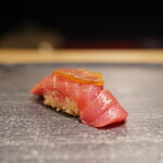 Sushi Panchi - 本鮪：中とろ＋奈良漬け