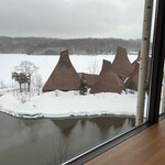 界 ポロト - 部屋から見える△湯棟