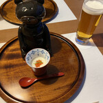 界 ポロト - ご当地先付：馬鈴薯海宝盛りとサッポロSORACHI900円