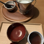 界 ポロト - 甘味とほうじ茶