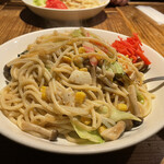 朝日食堂 - 今週のスパゲッティ（長崎チャンポン風スパ）ジャンボ 800円