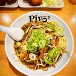 ファミリーレストラン Piyo2 - 焦がし醤油らぁめん　880円