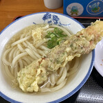 手打麺や 大島 - ちくわをイン