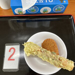 手打麺や 大島 - うどん待ち　ティッシュは必需品よ