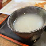 Sobadokoro Kimiyoshi - 滅多にやらないがそば湯だけでいただくと、これがまた美味しい！
