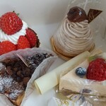 パティスリー プラリ - ４種類のケーキ