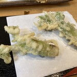 富の蔵  - タラノメの苦味がほんのりと嬉しい