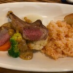 ポン・ド・リゼール  - ★骨付き仔羊のソテー（1本・950円税込）★