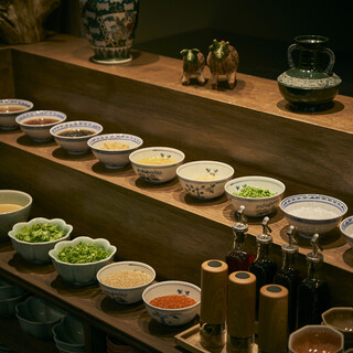 お客様のお好みのタレをお作りいただけます