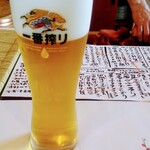 和の食 鮨 やまむら - 最初の生ビール