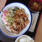 シルク - 富士桜ポークの生姜焼定食