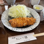 とんかつ 椿 - ロースカツ定食（お昼の定食）　1600円