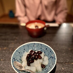 鎌倉 松原庵 - このなんちゃ無いデザートがめちゃくちゃ美味い！甘さが絶の妙だった！デザートが美味い蕎麦屋！こんなトコにも気を配る事が出来るお店なんだと思いました。