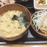 Tori Sumi Bi Yaki Izakaya Ippati - せせり鉄板塩焼定食