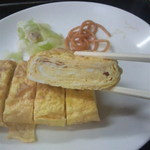 あほだら亭 - たまごやき、結構大きい。