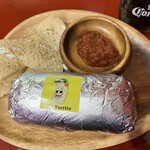 Mr.Burrito - ブリトーセット スモール、ビーフ。