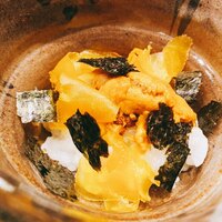 草庵 鍋島 - お替りしたかったお粥は雲丹やカラスミ入り