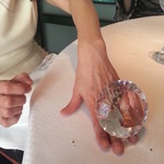 アルジェント - ガラスモンドの置物