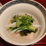 銀座 しのはら - 鹿島の蛤と師崎の若布