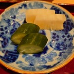 銀座 しのはら - お新香