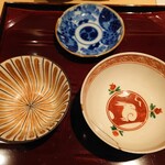 銀座 しのはら - お食事の器