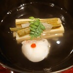 銀座 しのはら - 大原木と甘鯛の真薯