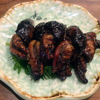うなぎ家 しば福や - 大粒の肝焼き　この時間でもあるのが嬉しい