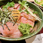 Wafuu Yakiniku Toyama Sodachi - とやま和牛のローストビーフ丼