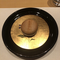 割烹 火の国 - 海老芋のテリーヌの最中