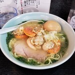 塩そば専門店 桑ばら - 煮込み生海苔帆立のそば