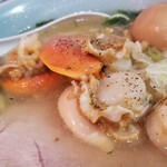 塩そば専門店 桑ばら - 煮込み生海苔帆立のそば