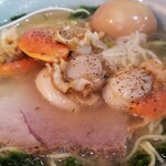 塩そば専門店 桑ばら - 煮込み生海苔帆立のそば