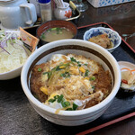 食咲工房 かつふじ - ロースかつ丼（中）140g